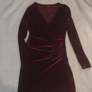 Shein velvet dress size medium